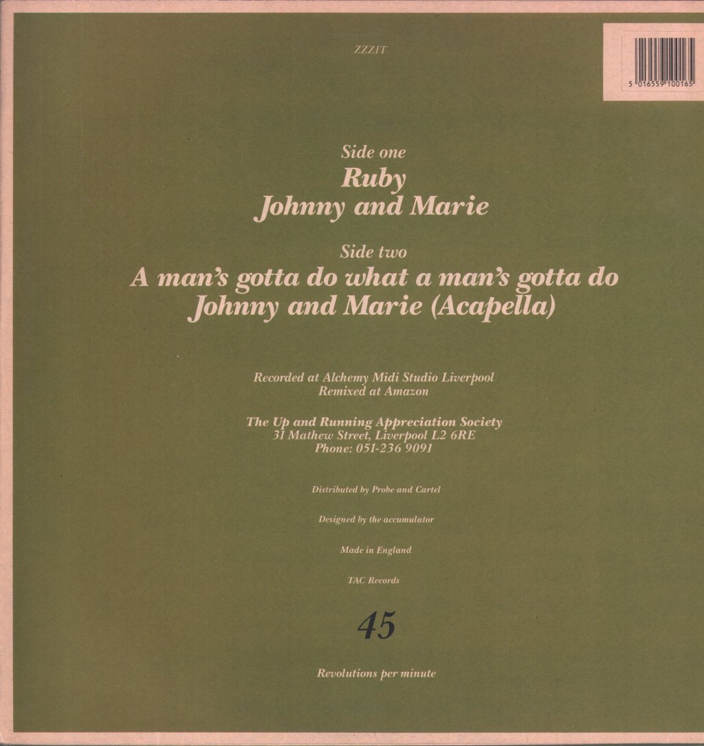 Up And Running - Johnny And Marie - 12 Inch