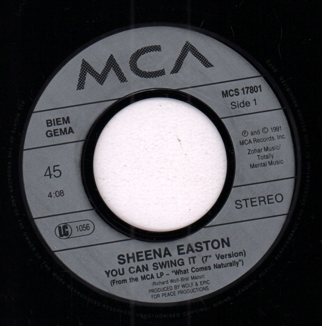 Sheena Easton - You Can Swing It - 7 Inch