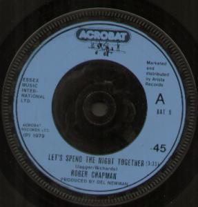 Roger Chapman - Let's Spend The Night Together - 7 Inch