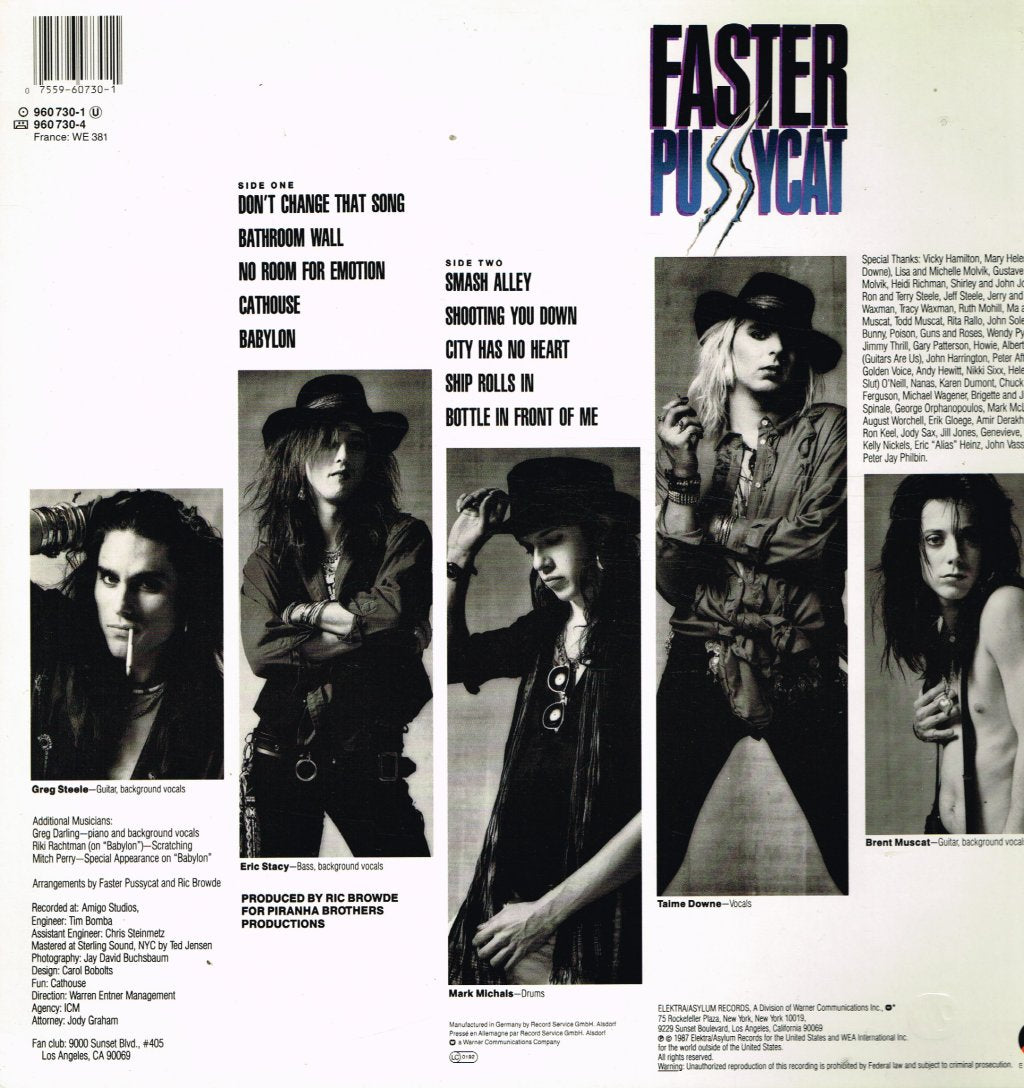 Faster Pussycat - Faster Pussycat - Lp
