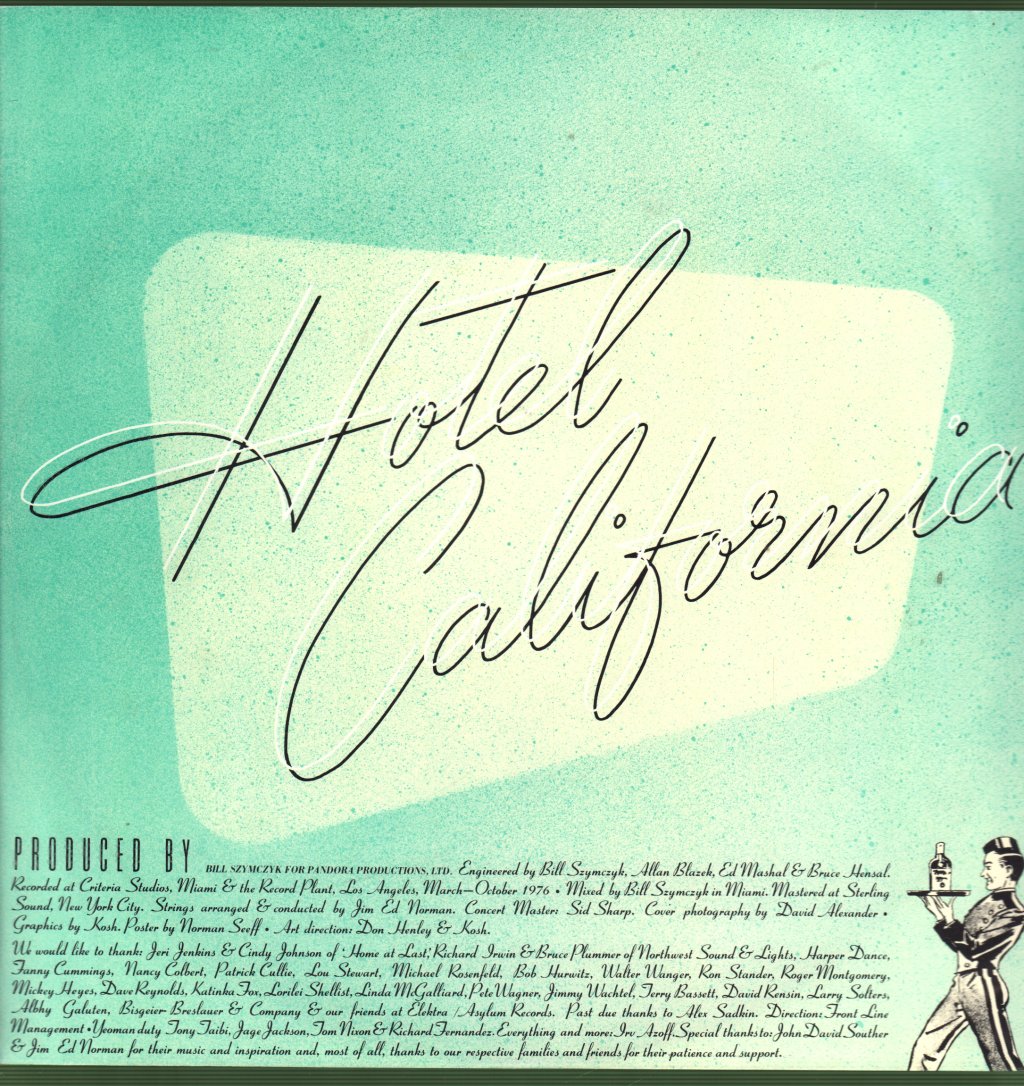 Eagles - Hotel California - Lp