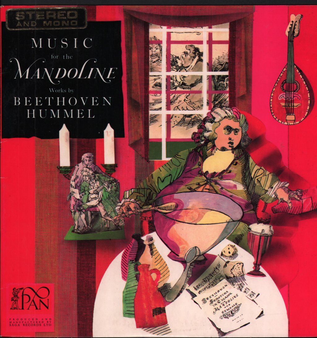 Hugo D'Alton / John Beckett - Music For The Mandoline - Works By Beethoven, Hummel - Lp