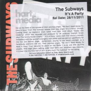 Subways - It's A Party - Cd