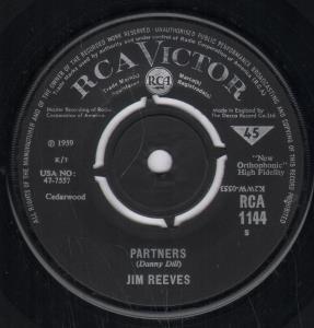 Jim Reeves - Partners - 7 Inch