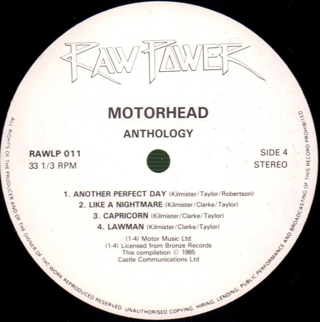 Motorhead - Anthology - Double Lp
