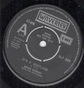 Chick Murray - It's A' Scotland - 7 Inch