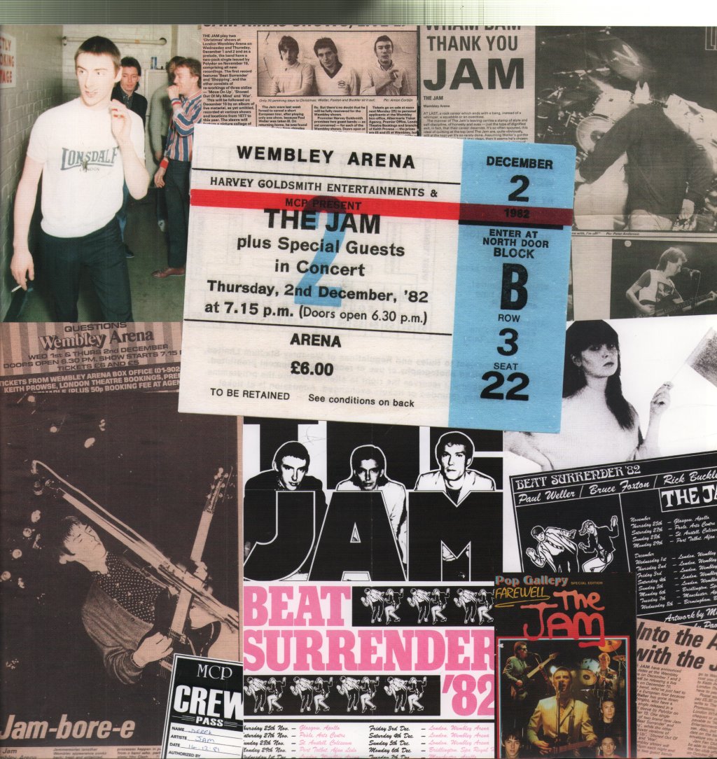 Jam - Live At Wembley Arena 2nd December 1982 - Double Lp