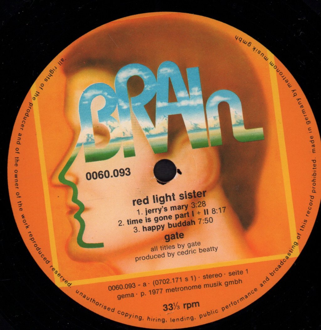 Gate - Red Light Sister - Lp