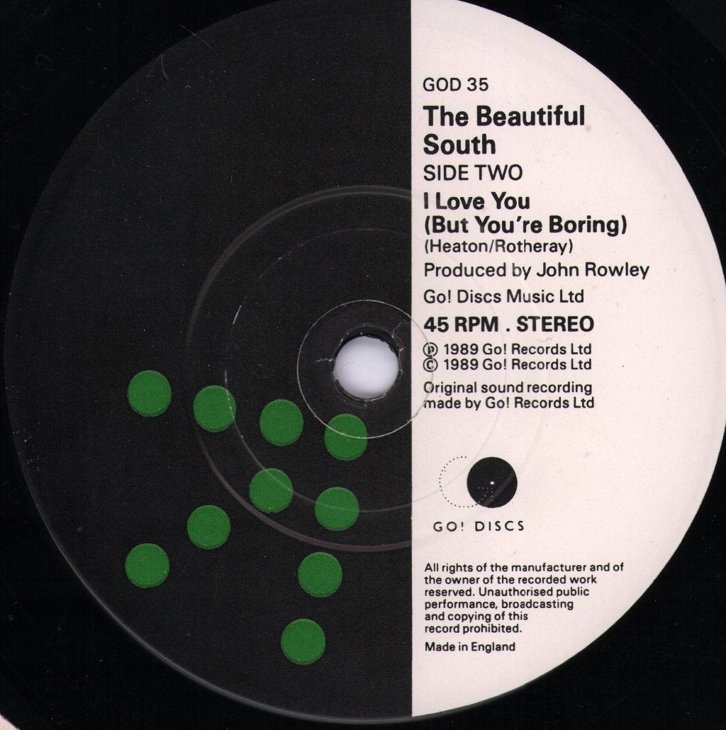Beautiful South - You Keep It All In - 7 Inch