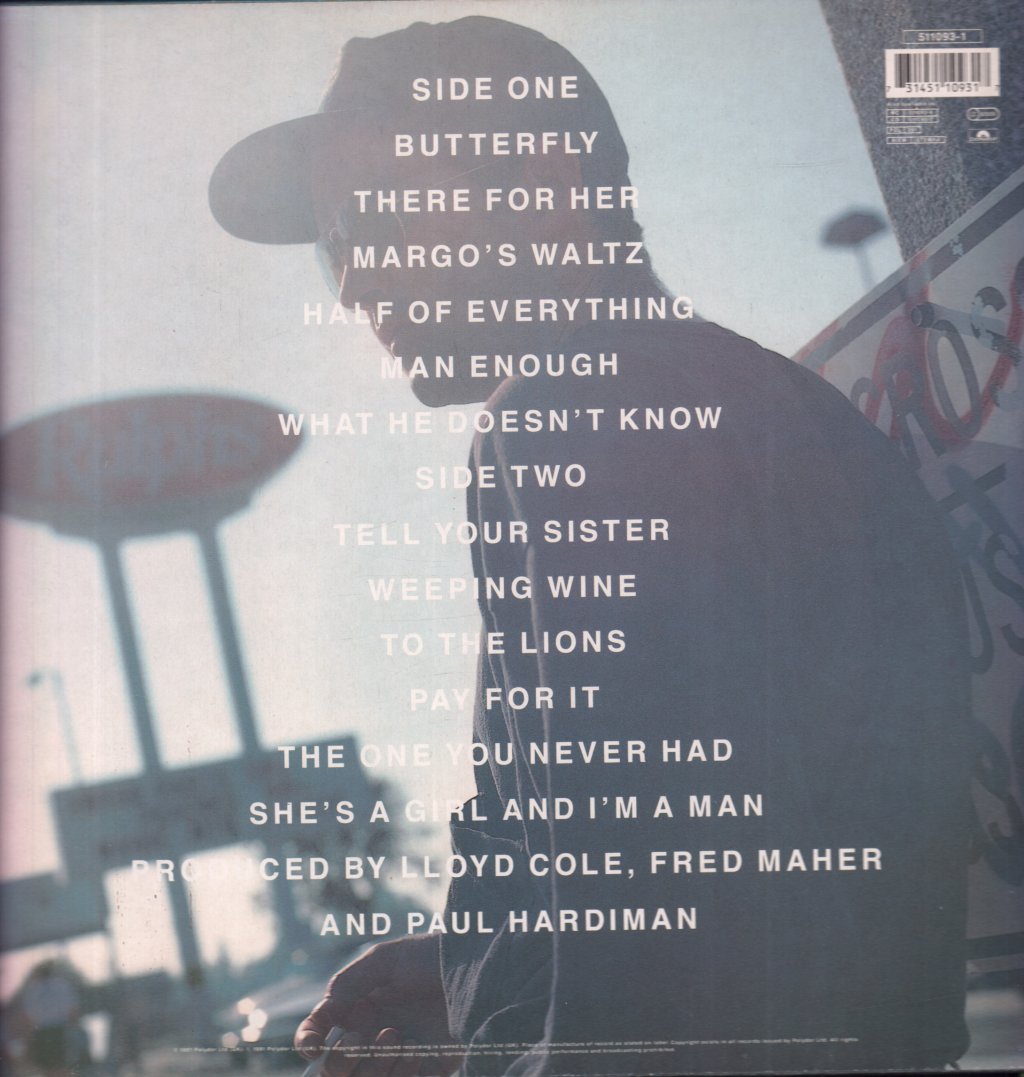 Lloyd Cole - Don't Get Weird On Me Babe - Lp