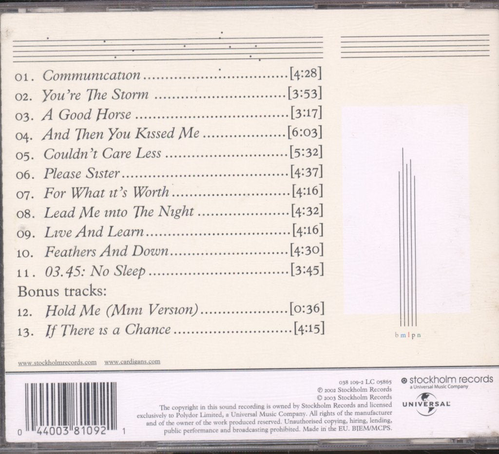 Cardigans - Long Gone Before Daylight - Cd