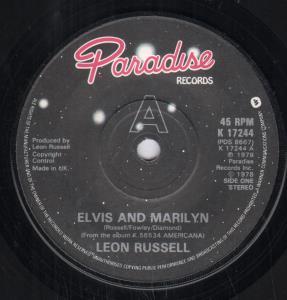 Leon Russell - Elvis And Marilyn - 7 Inch