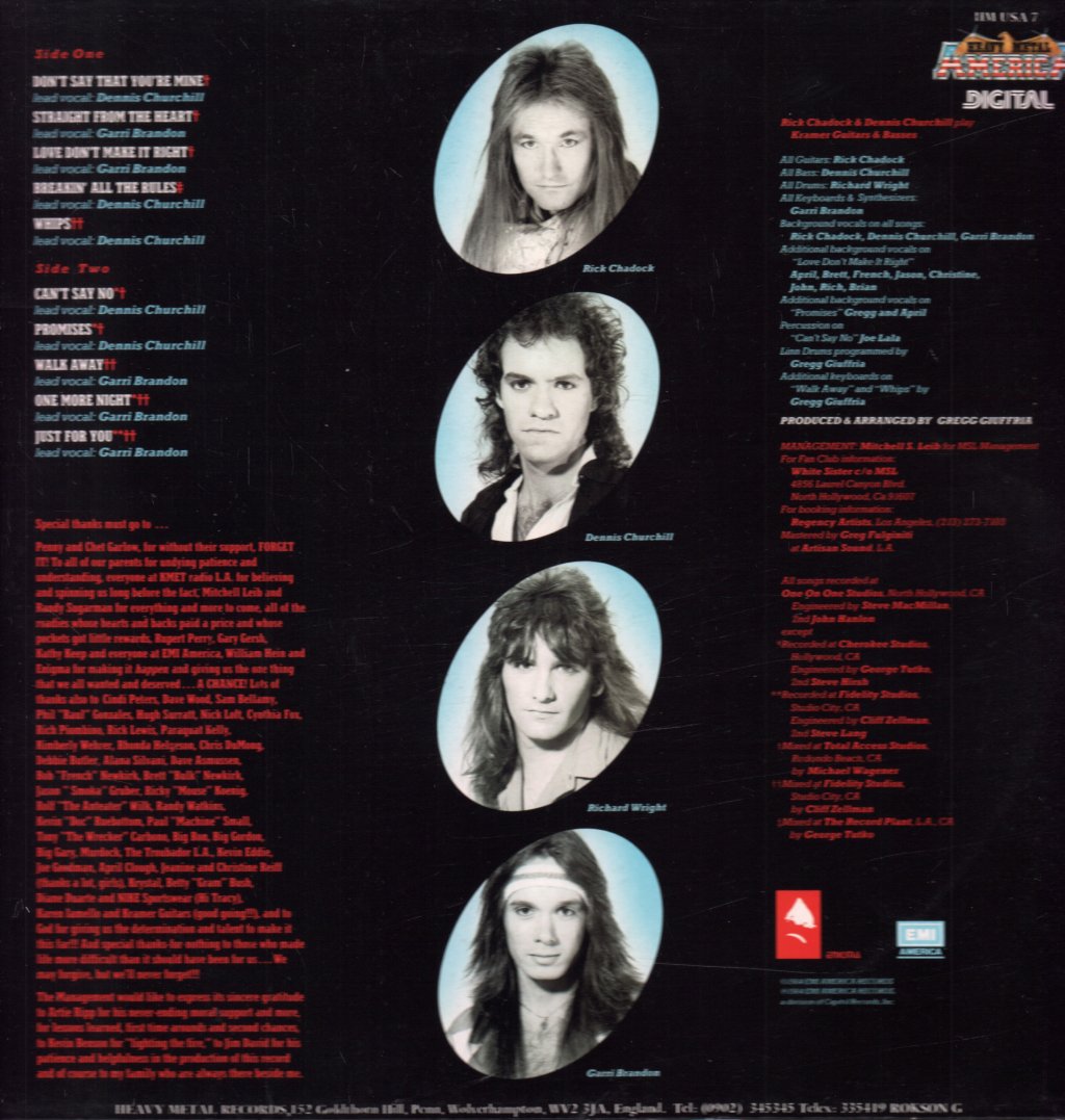 White Sister - White Sister - Lp