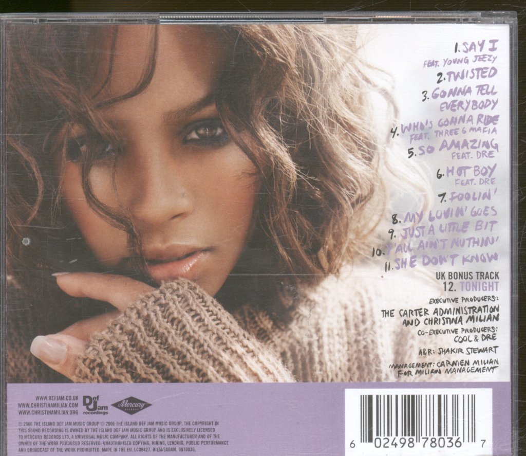 Christina Milian - So Amazin' - Cd