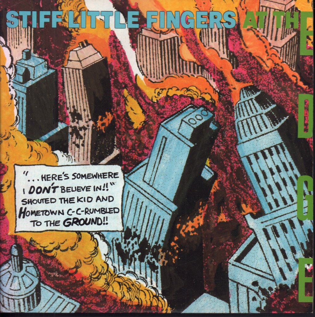 Stiff Little Fingers - At The Edge - 7 Inch