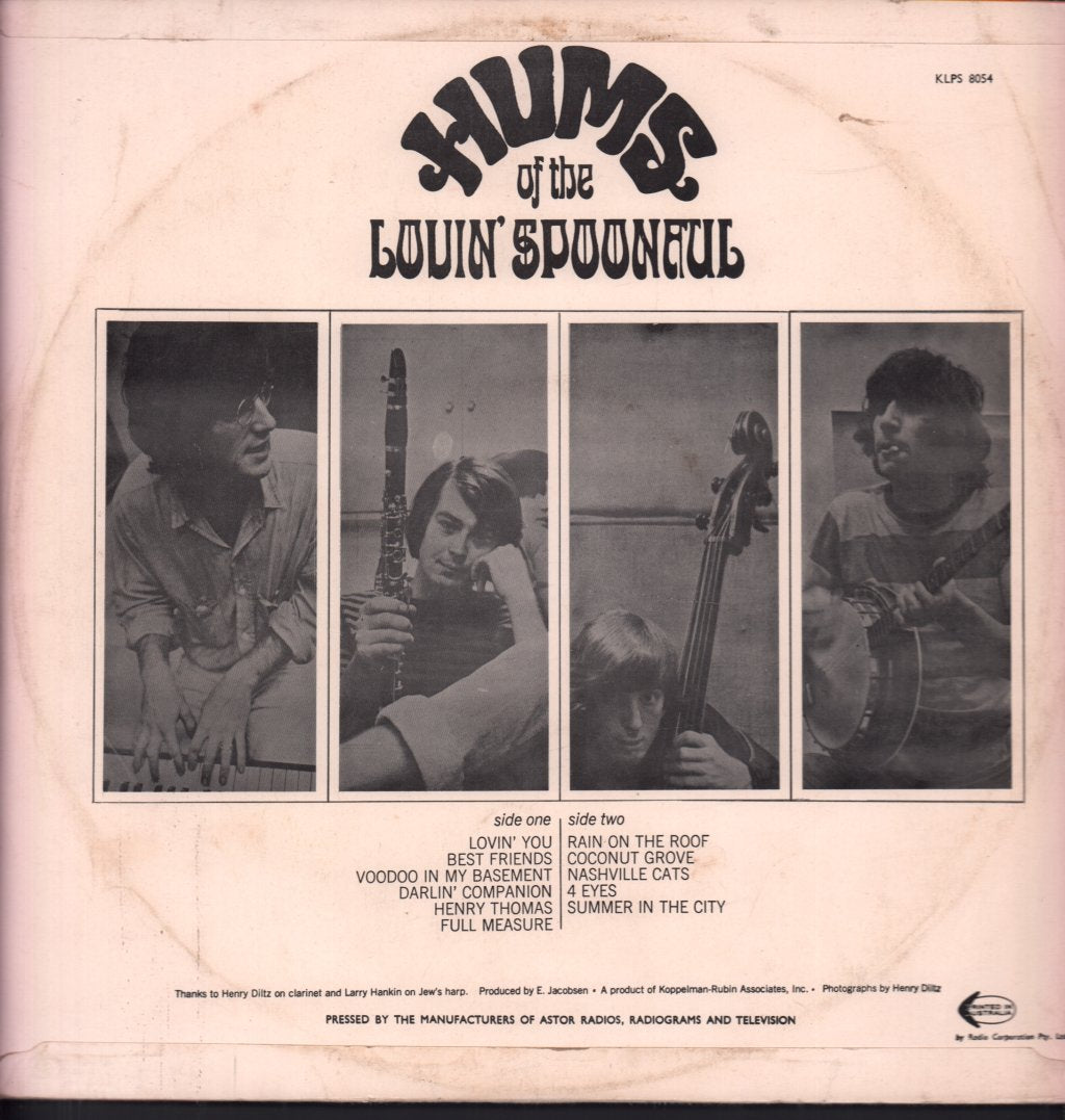 Lovin' Spoonful - Hums Of The - Lp
