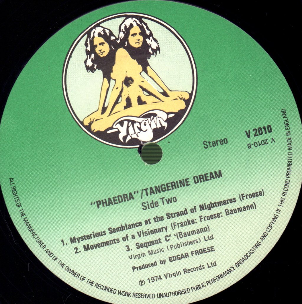Tangerine Dream - Phaedra - Lp