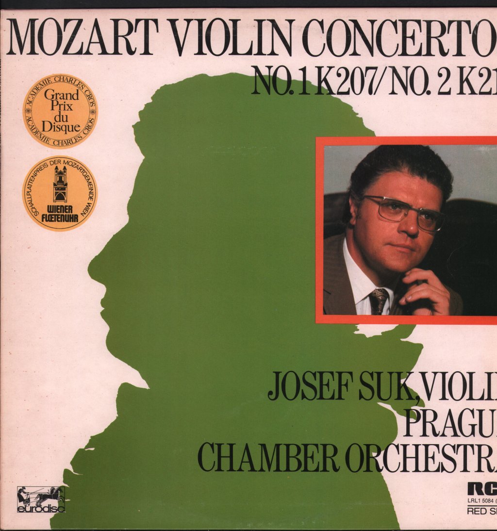 Josef Suk / Prague Chamber Orchestra - Mozart - Violin Concertos No 1 And 2 - Lp