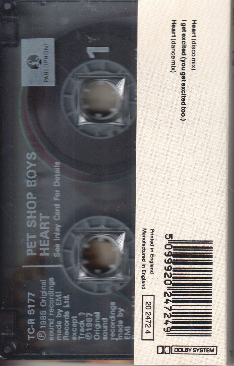 Pet Shop Boys - Heart - Cassette