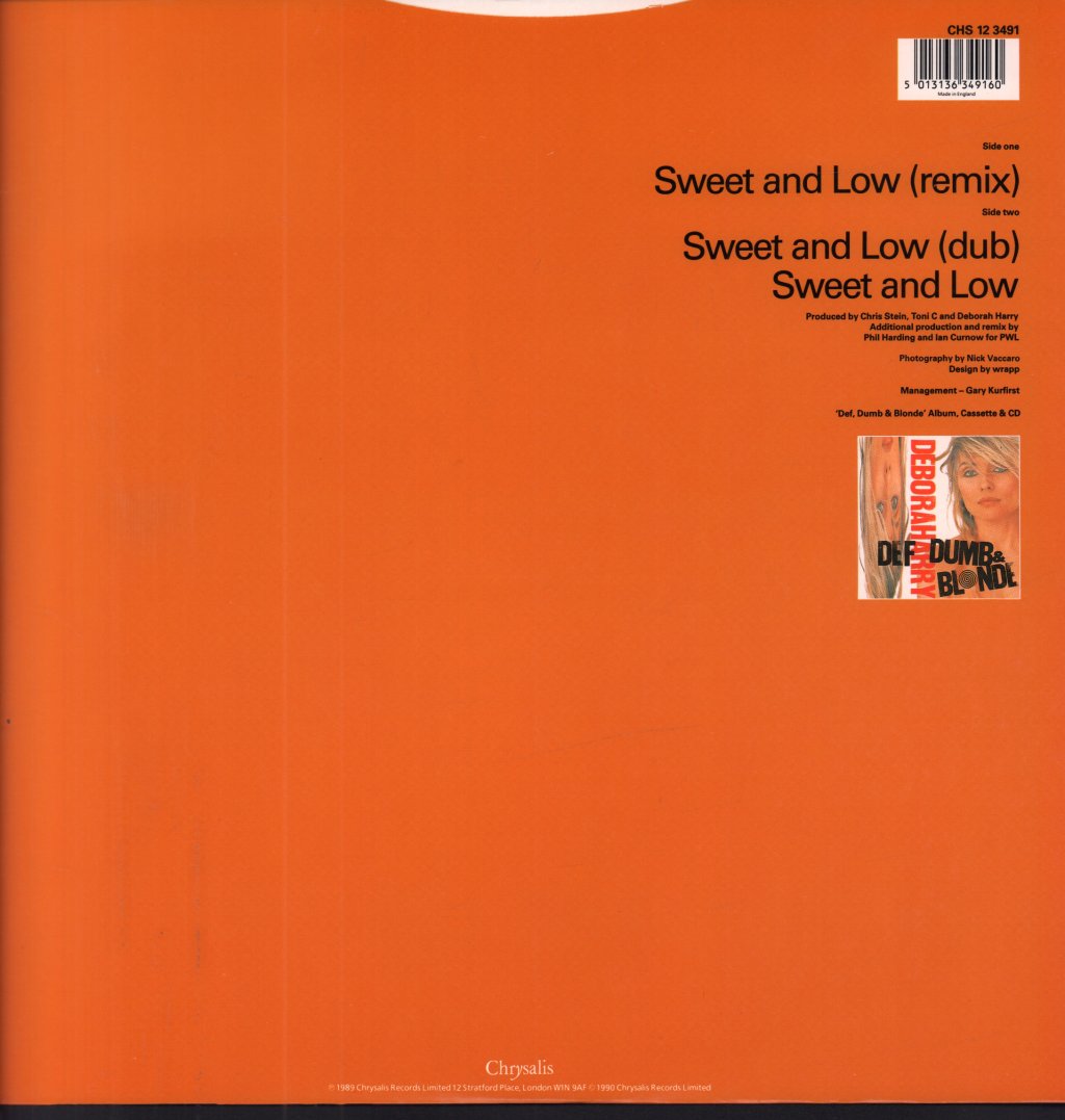 Deborah Harry - Sweet And Low - 12 Inch