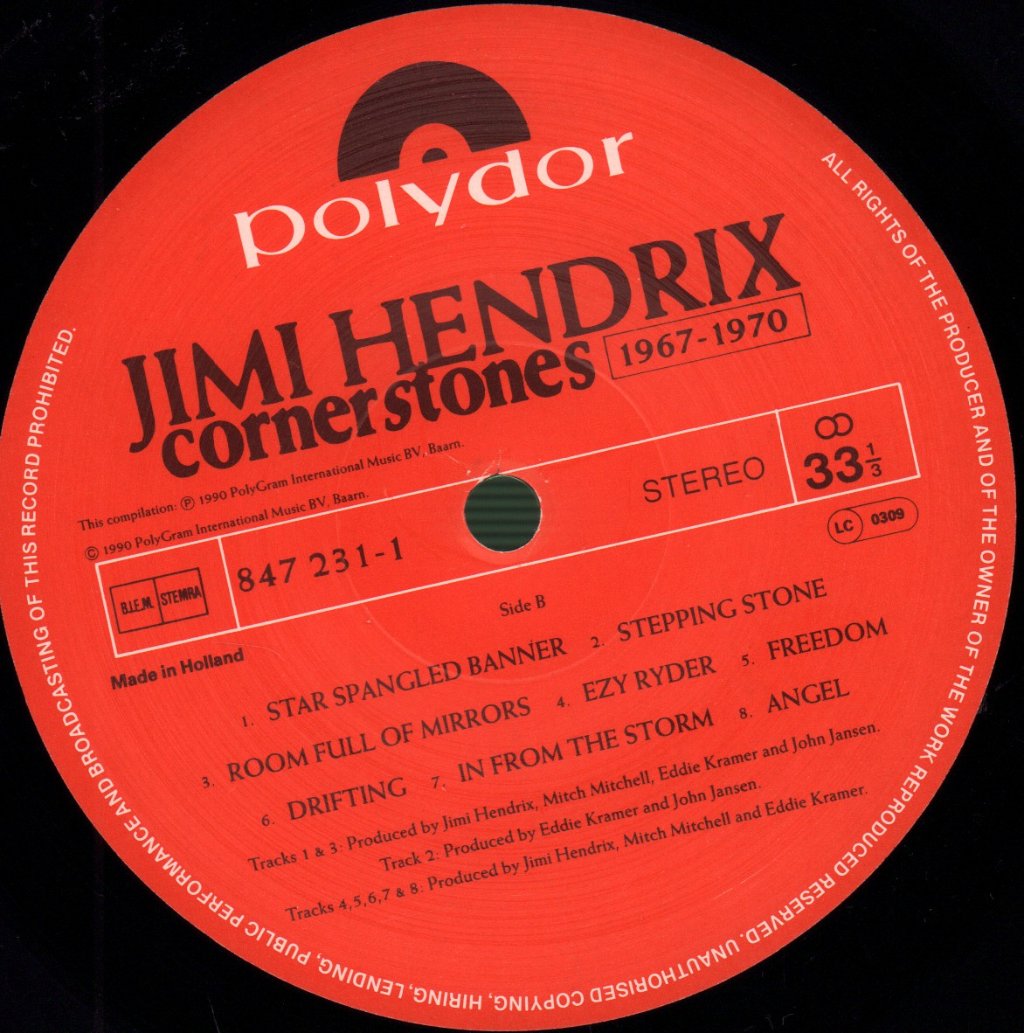 Jimi Hendrix - Cornerstones 1967 - 1970 - Lp