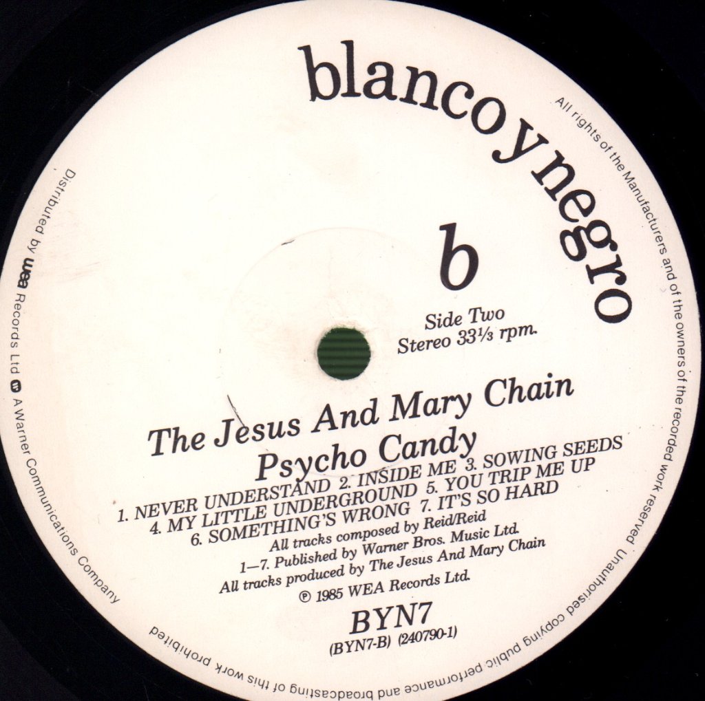 Jesus And Mary Chain - Psycho Candy - Lp