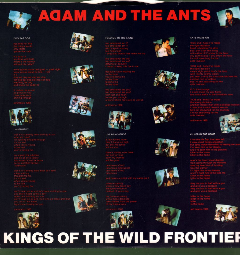 Adam And The Ants - Kings Of The Wild Frontier - Lp