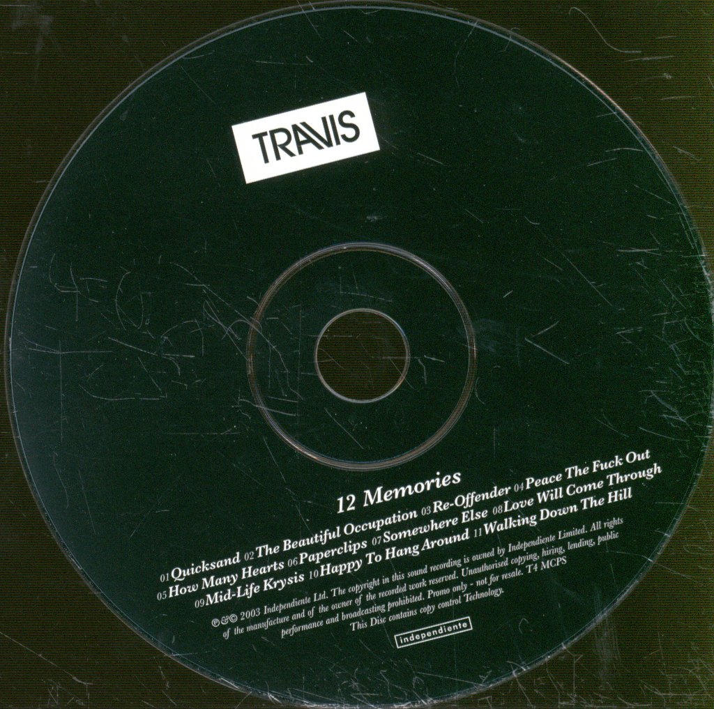 Travis - 12 Memories - Cd