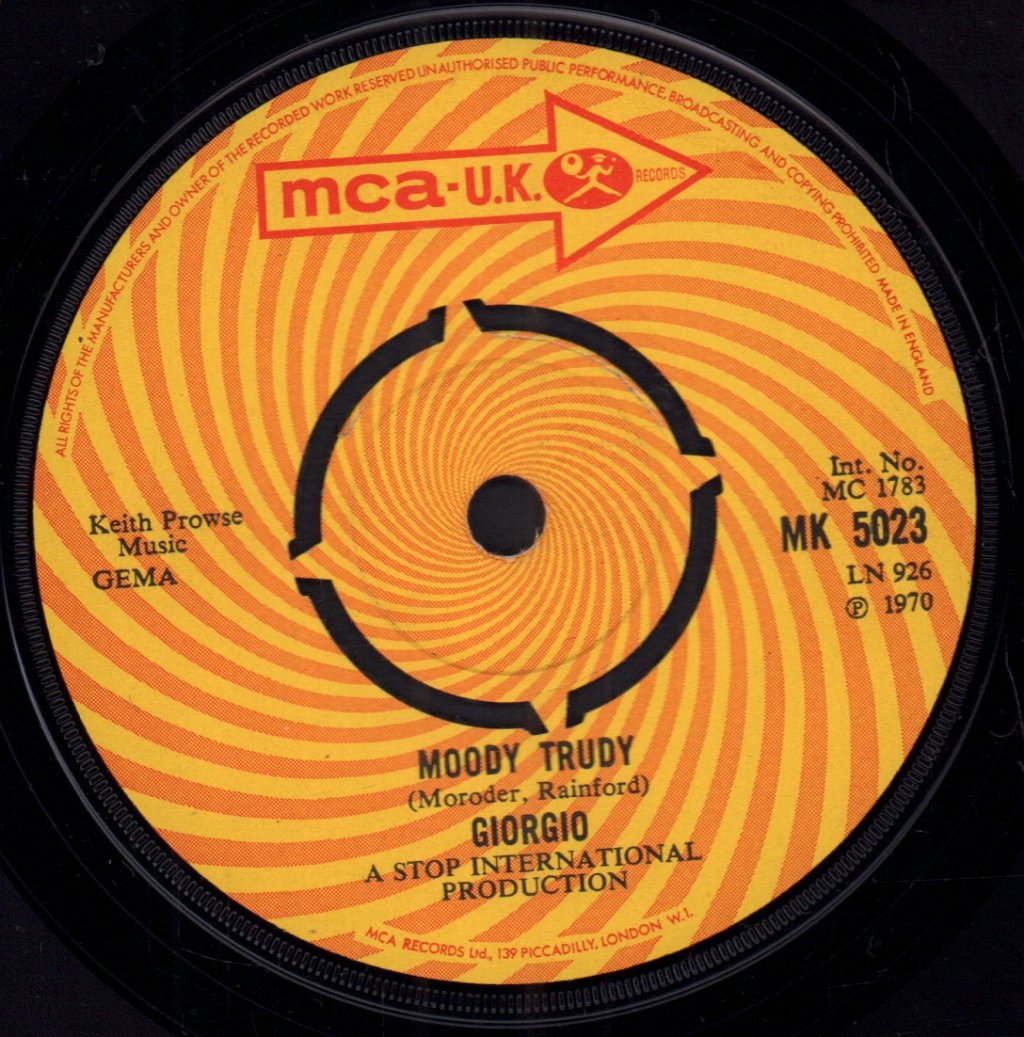 Giorgio - Moody Trudy - 7 Inch