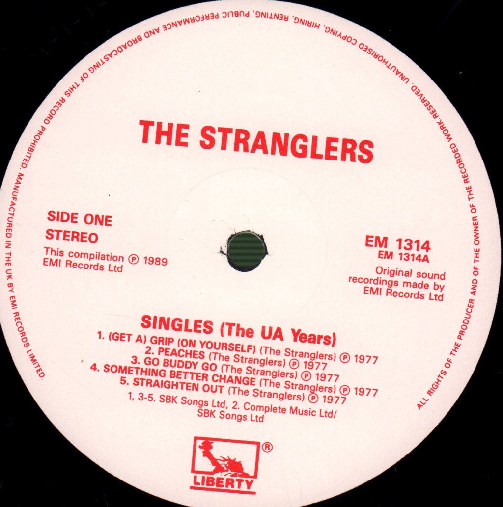 Stranglers - Singles (The U.A. Years) - Double Lp