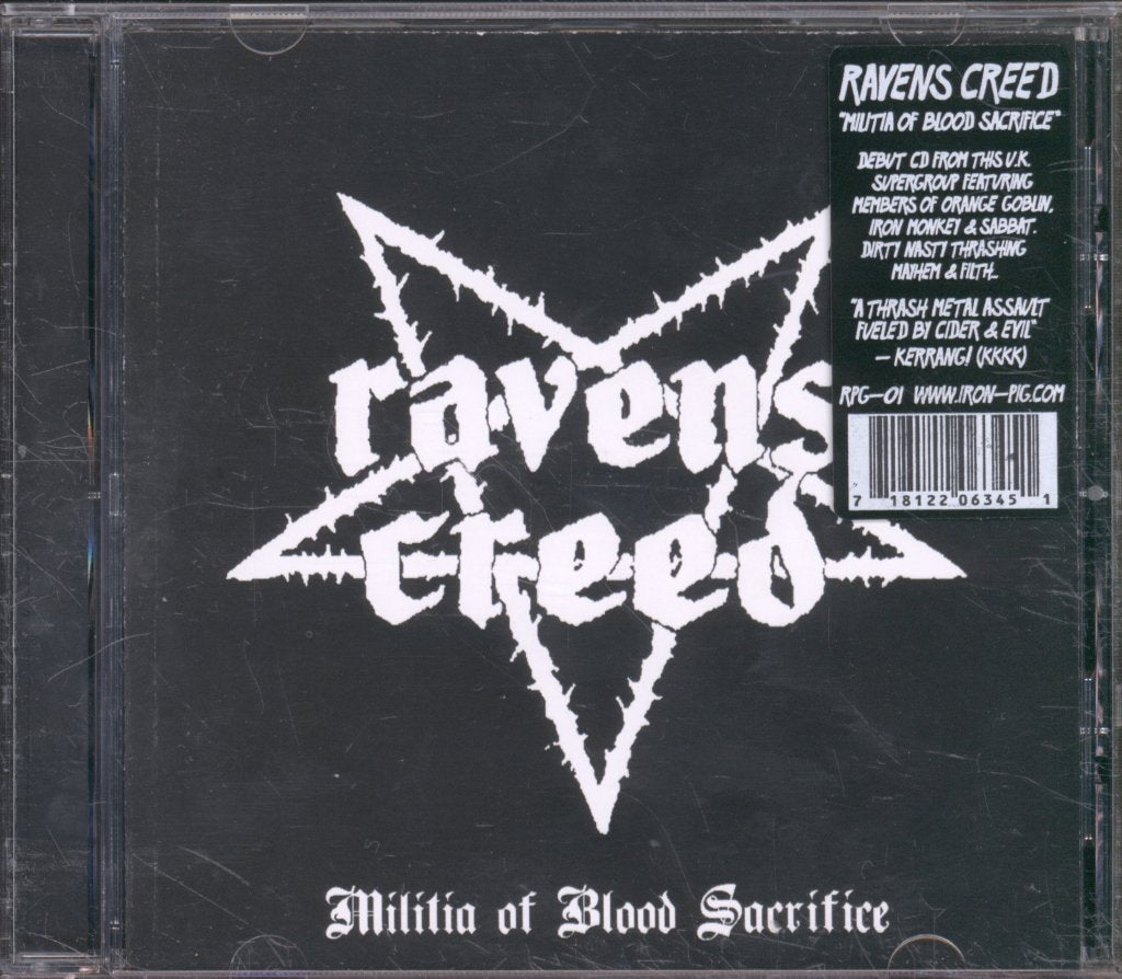 Ravens Creed - Militia Of Blood Sacrifice - Cd