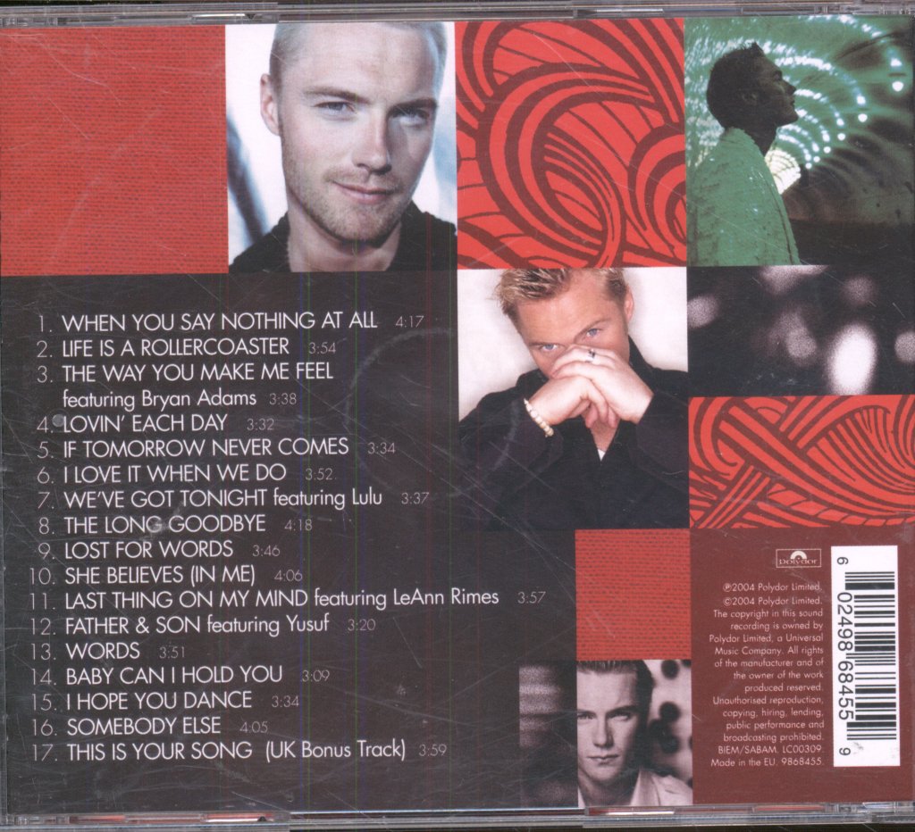 Ronan Keating - 10 Years Of Hits - Cd