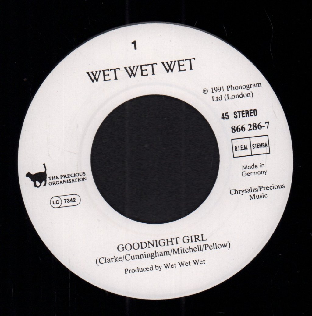 Wet Wet Wet - Goodnight Girl - 7 Inch