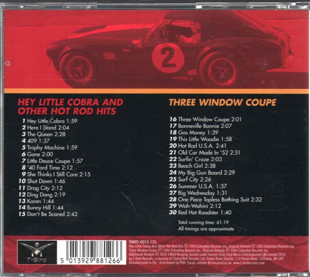 Rip Chords - Hey Little Cobra & Three Window Coupe - Cd