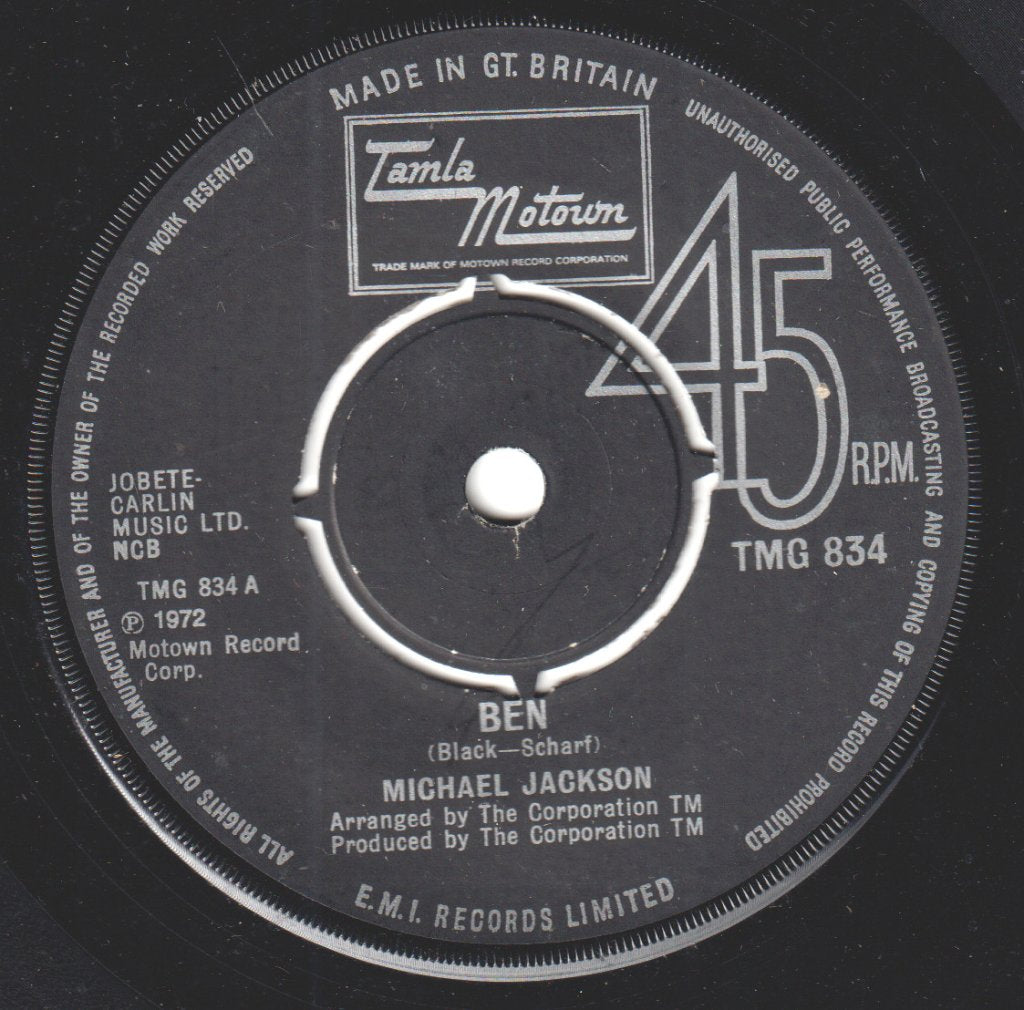 Michael Jackson - Ben - 7 Inch