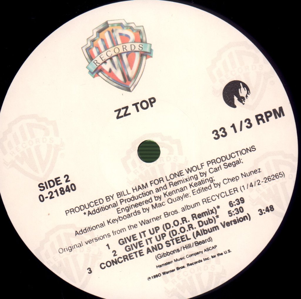 ZZ Top - Give It Up - 12 Inch