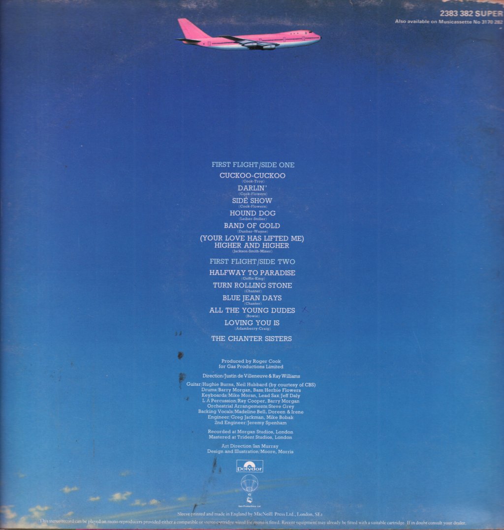 Chanter Sisters - First Flight - Lp