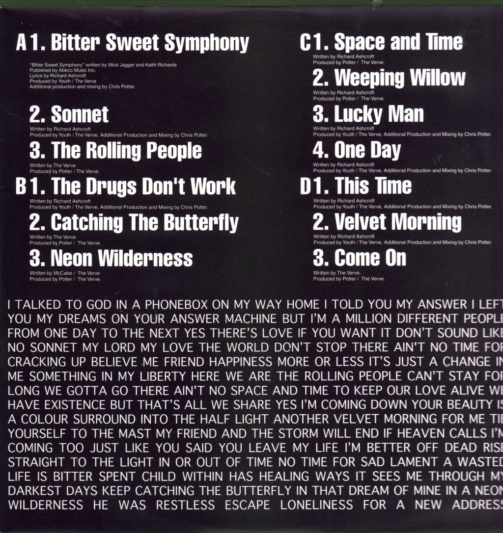 Verve - Urban Hymns - Double Lp