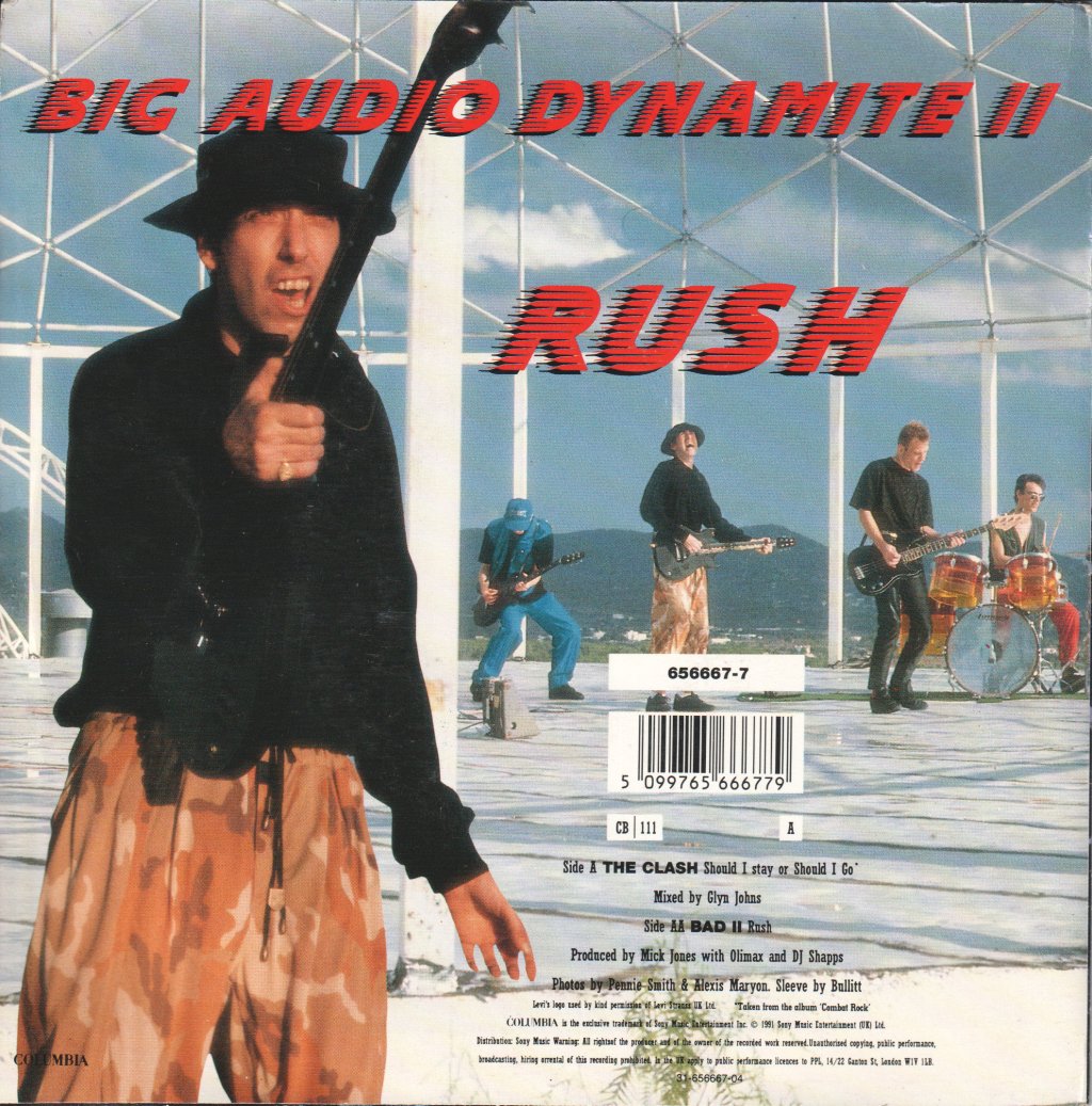 Clash / BAD 2 - Should I Stay Or Should I Go/Rush - 7 Inch
