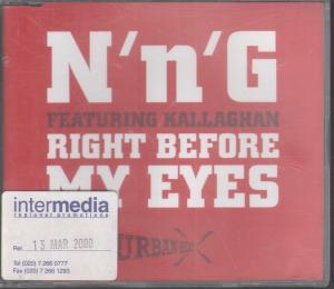 N'n'g Featuring Kallaghan - Right Before My Eyes - Cd