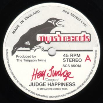 Judge Happiness - Hey Judge - 7 Inch