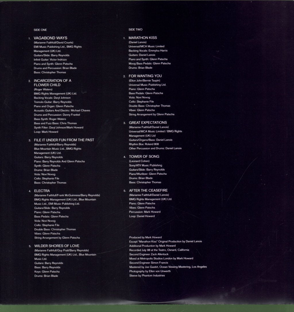 Marianne Faithfull - Vagabond Ways - Lp