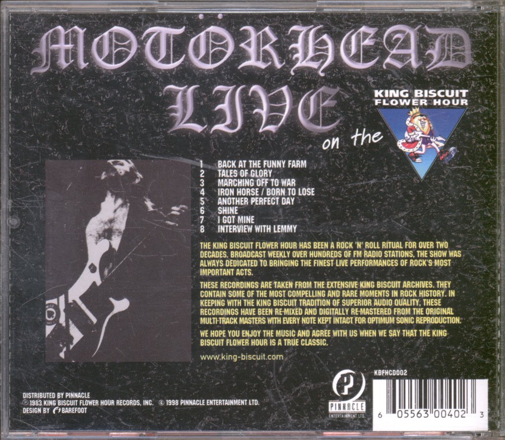 Motorhead - Live On The King Biscuit Flower Hour - Cd