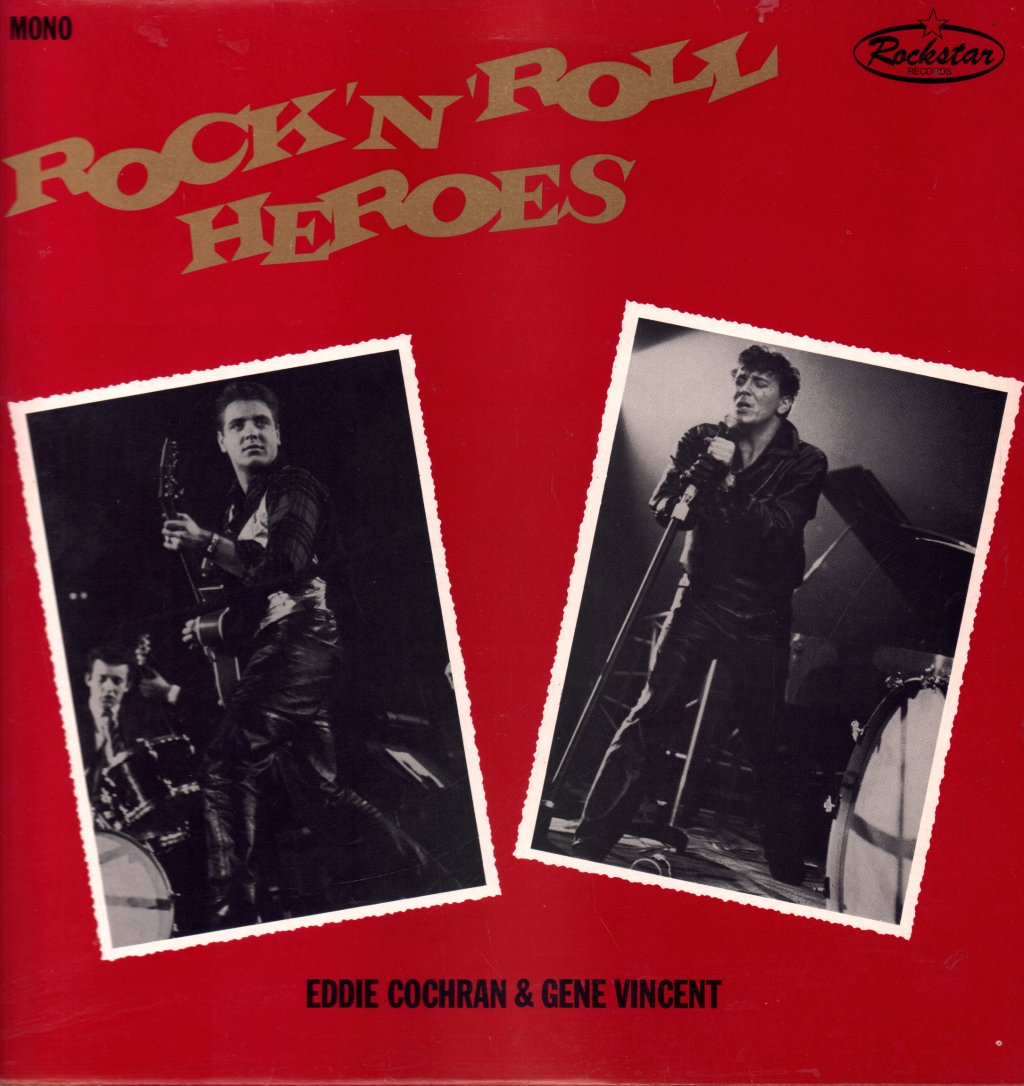 Eddie Cochran And Gene Vincent - Rock 'N' Roll Heroes - Lp