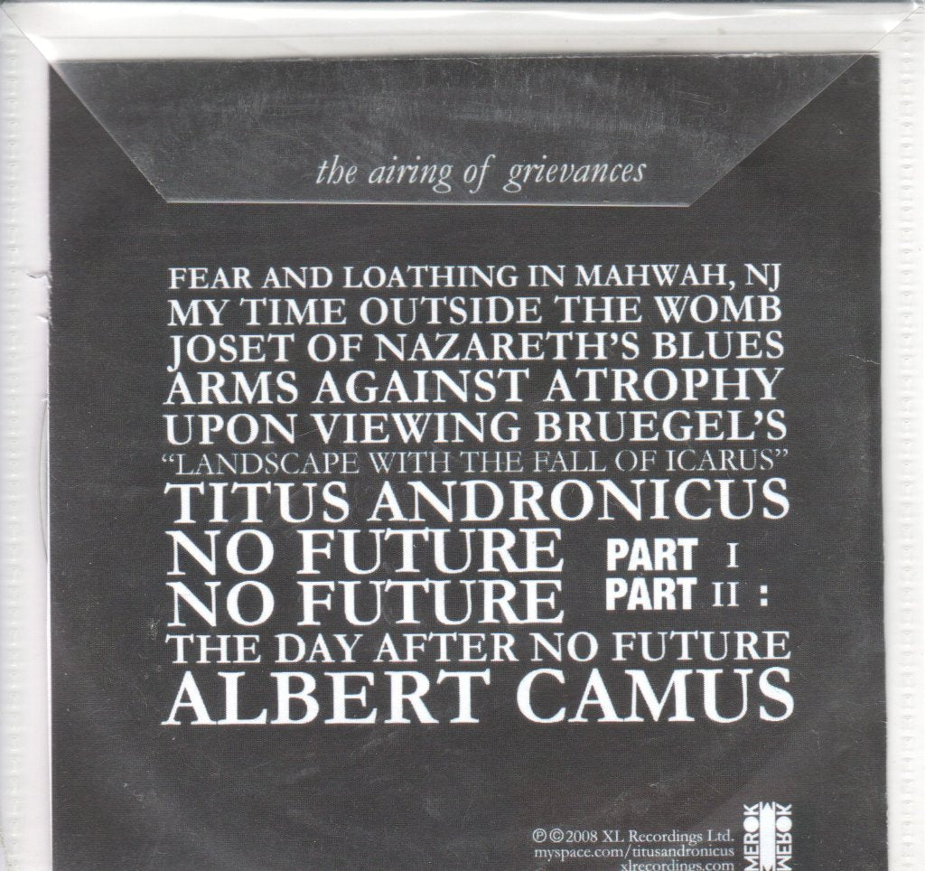 Titus Andronicus - Airing Of Grievances - Cdr