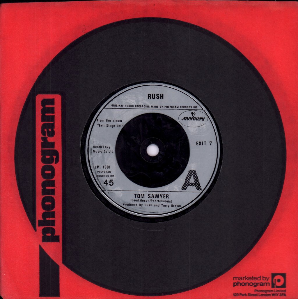 Rush - Tom Sawyer - 7 Inch