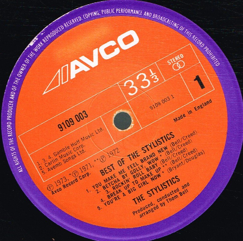 Stylistics - Best Of - Lp