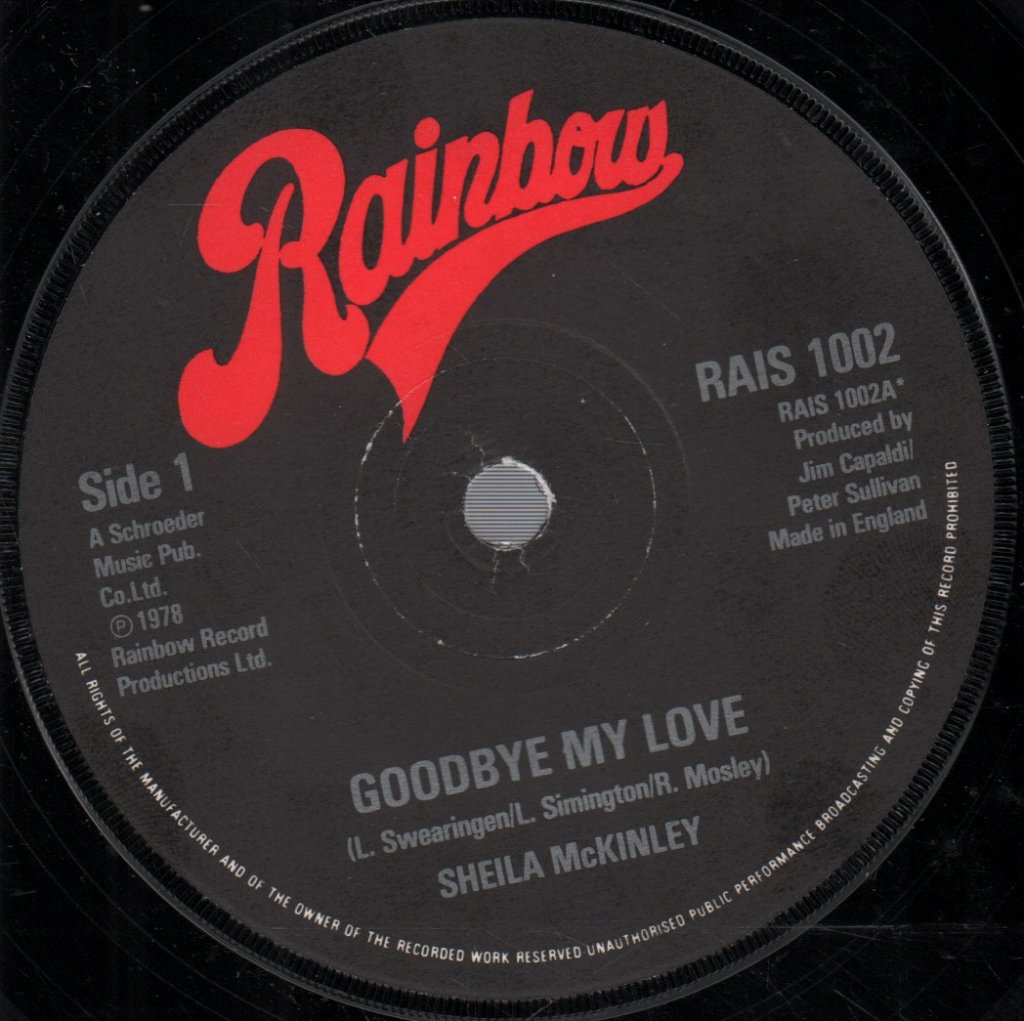 Sheila Mckinley - Goodbye My Love - 7 Inch