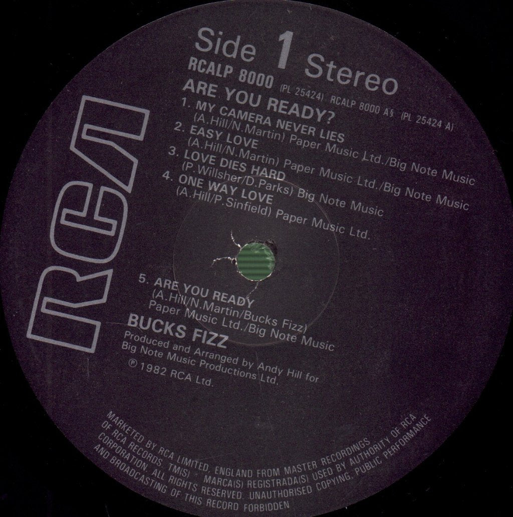 Bucks Fizz - Are You Ready - Lp