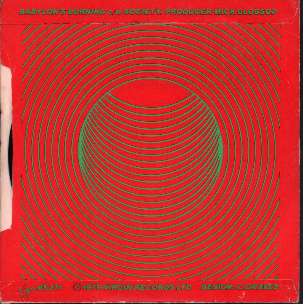 Ruts - Babylon's Burning - 7 Inch